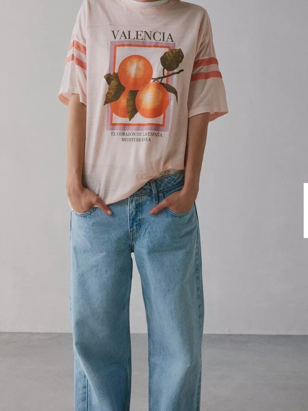 BDG Rowan Valencia Orange Graphic Oversized Tee XL